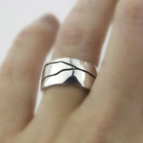 Silver engagement ring - Vacía La Nevera