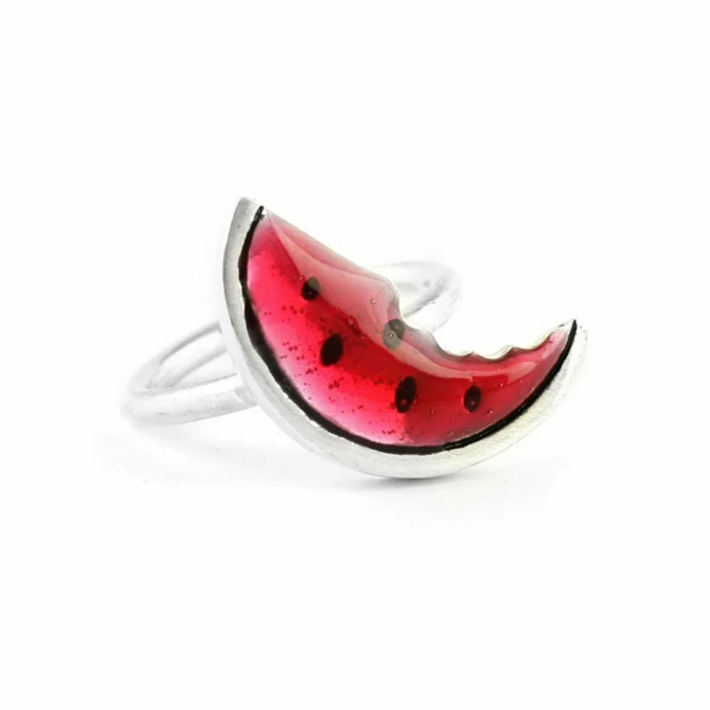 Anillo plata Sandía