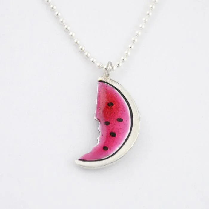 gargantilla de plata sandia