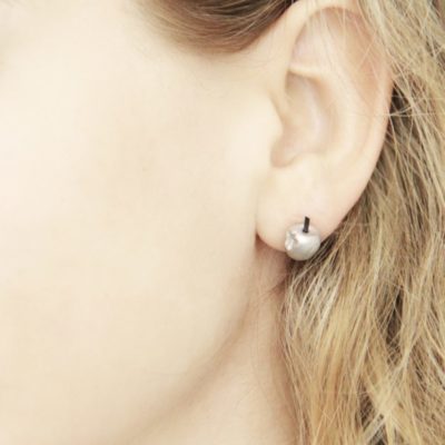 Apple shaped earrings