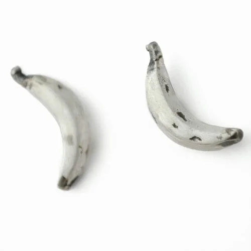 pendientes de plata plátanos - Vacía La Nevera pendientes de plata plátanos