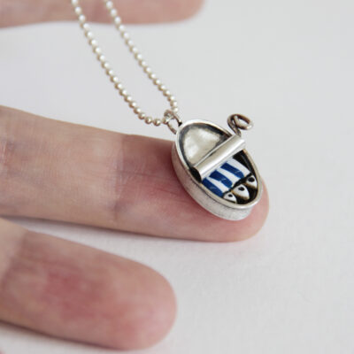 Gargantilla de plata Lata de Sardinas