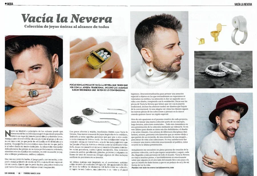 Prensa sobre Vacía la Nevera, revista Soy Barbudo