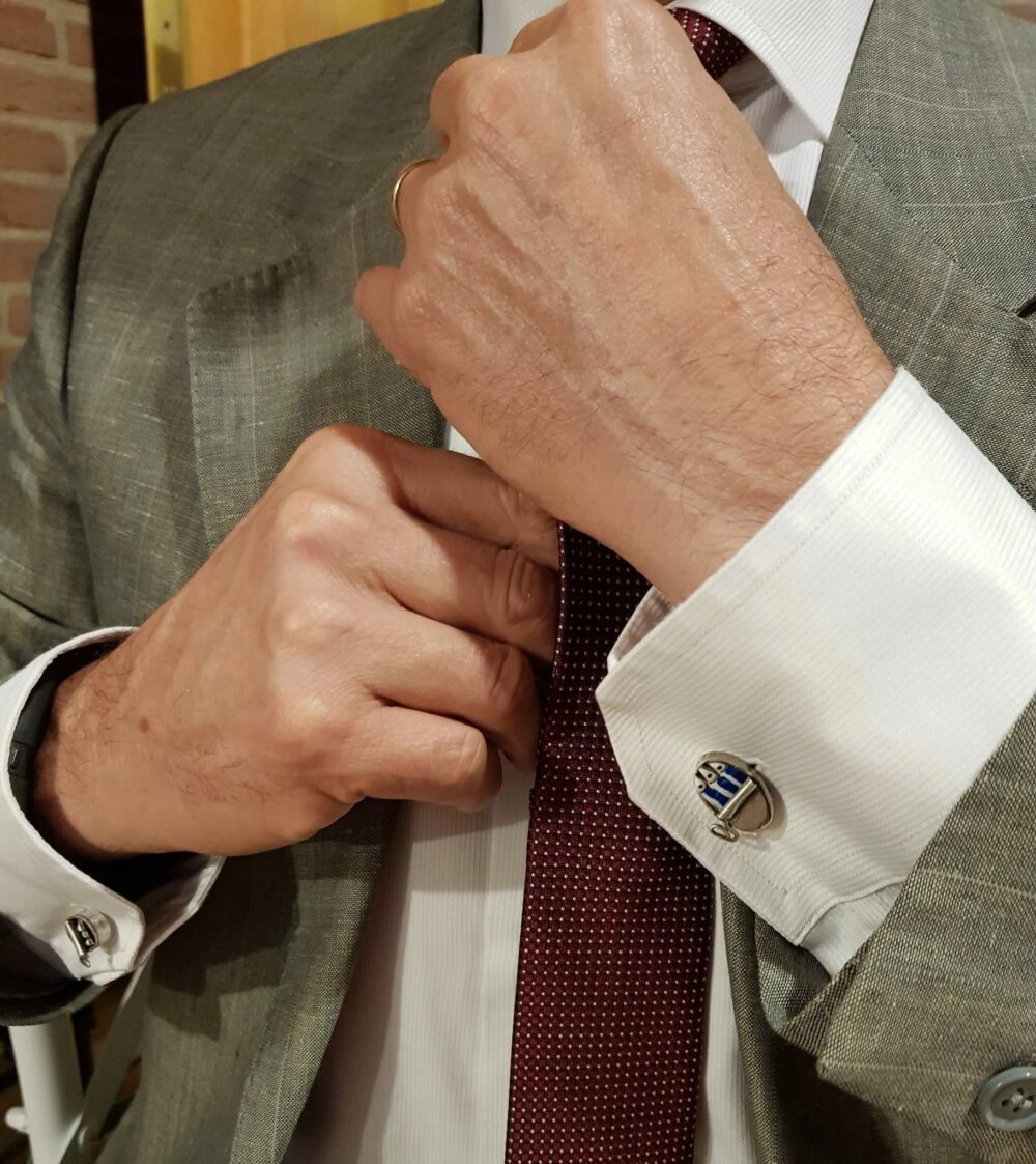 Silver cufflinks, Sardines Tin can - Vacía La Nevera Silver cufflinks, Sardines Tin can