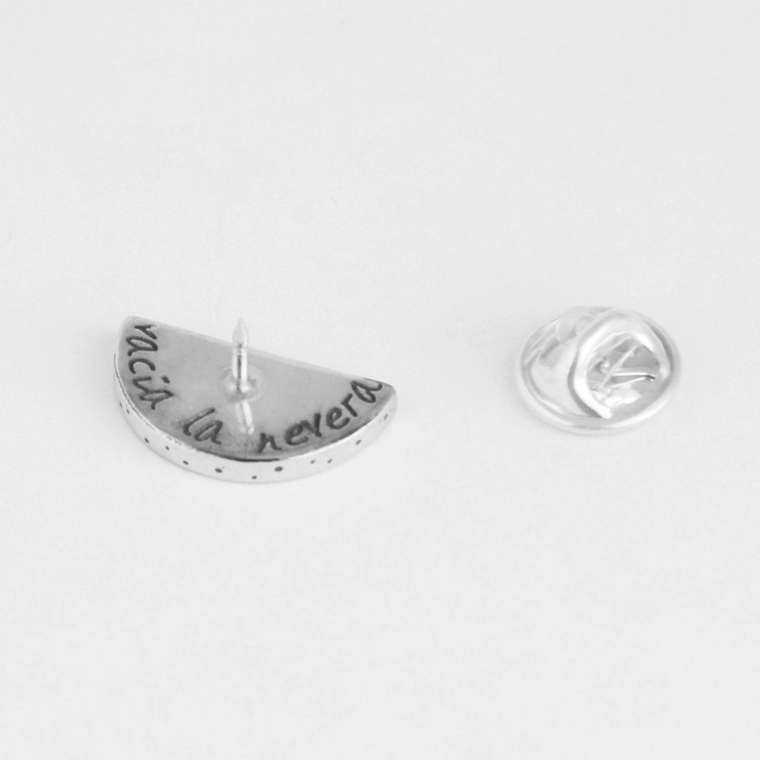 silver pin orange