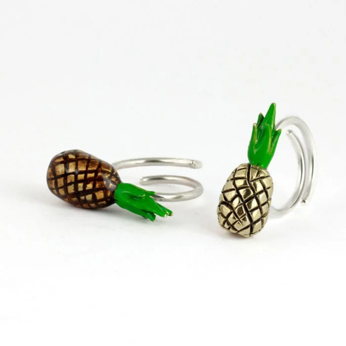 anillo-plata-laton-esmalte-pinas-1 - Vacía La Nevera