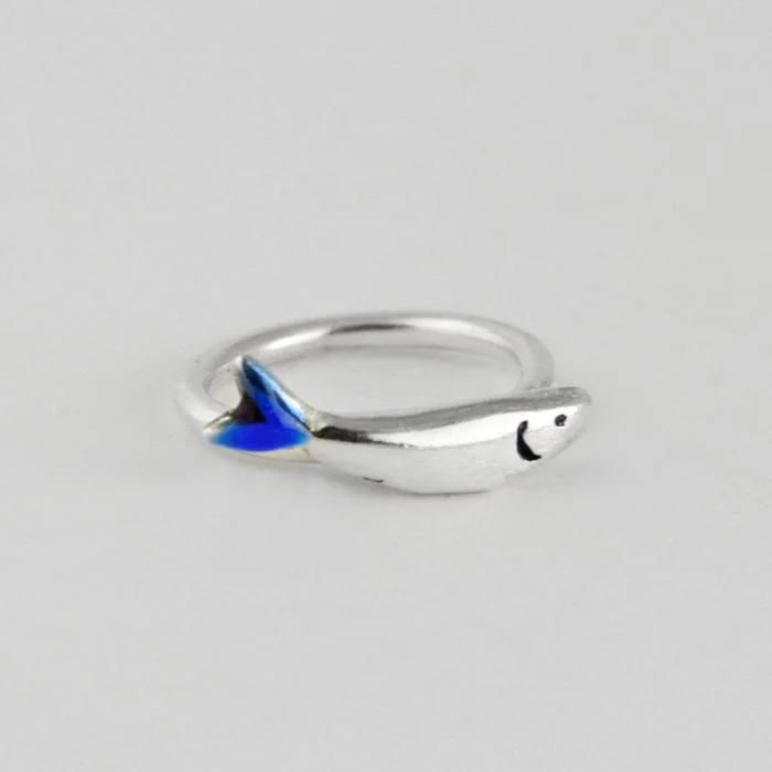 Anillo de plata Sardina