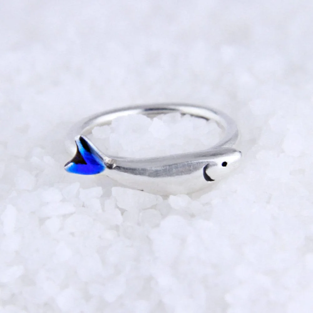 Anillo de plata Sardina