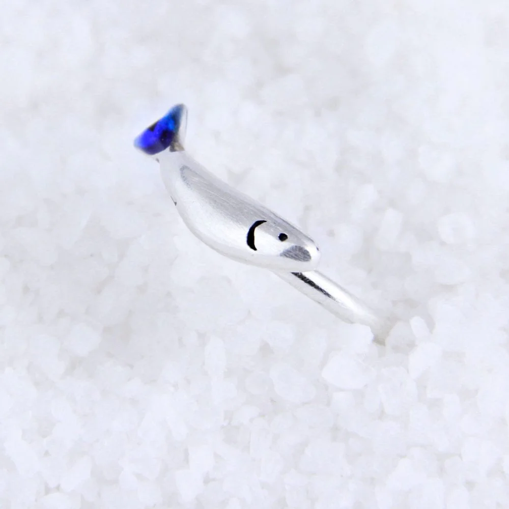 Anillo de plata Sardina