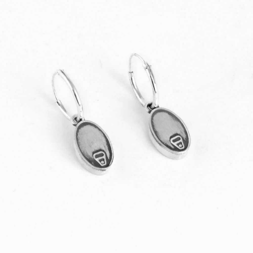 Pendientes de plata Aros, Lata conservas