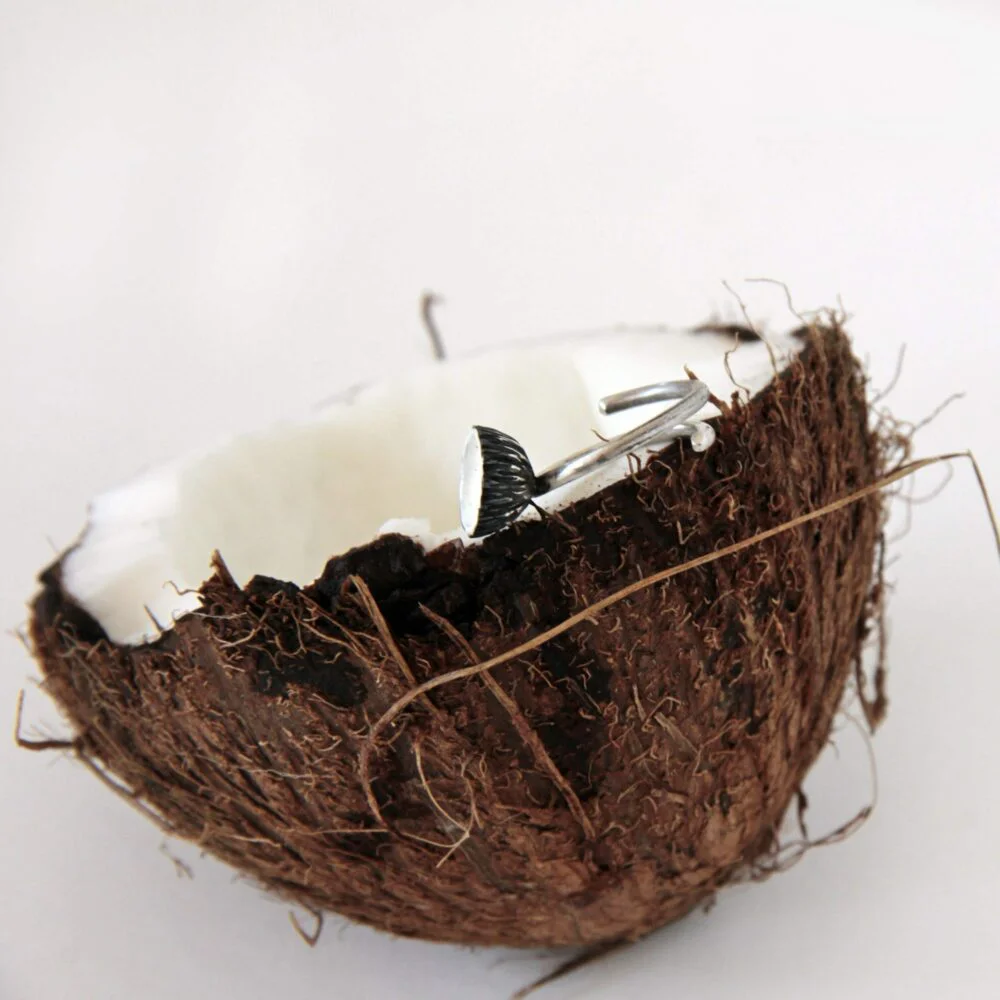 Anillo de plata Coco - Vacía La Nevera Anillo de plata Coco