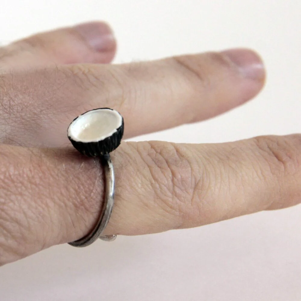 Anillo de plata Coco - Vacía La Nevera Anillo de plata Coco