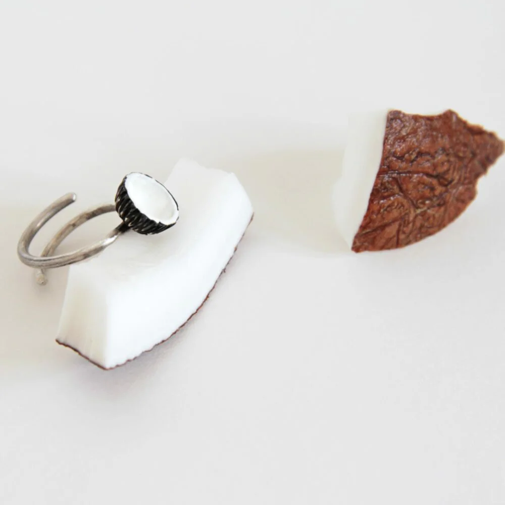 Anillo de plata Coco - Vacía La Nevera Anillo de plata Coco