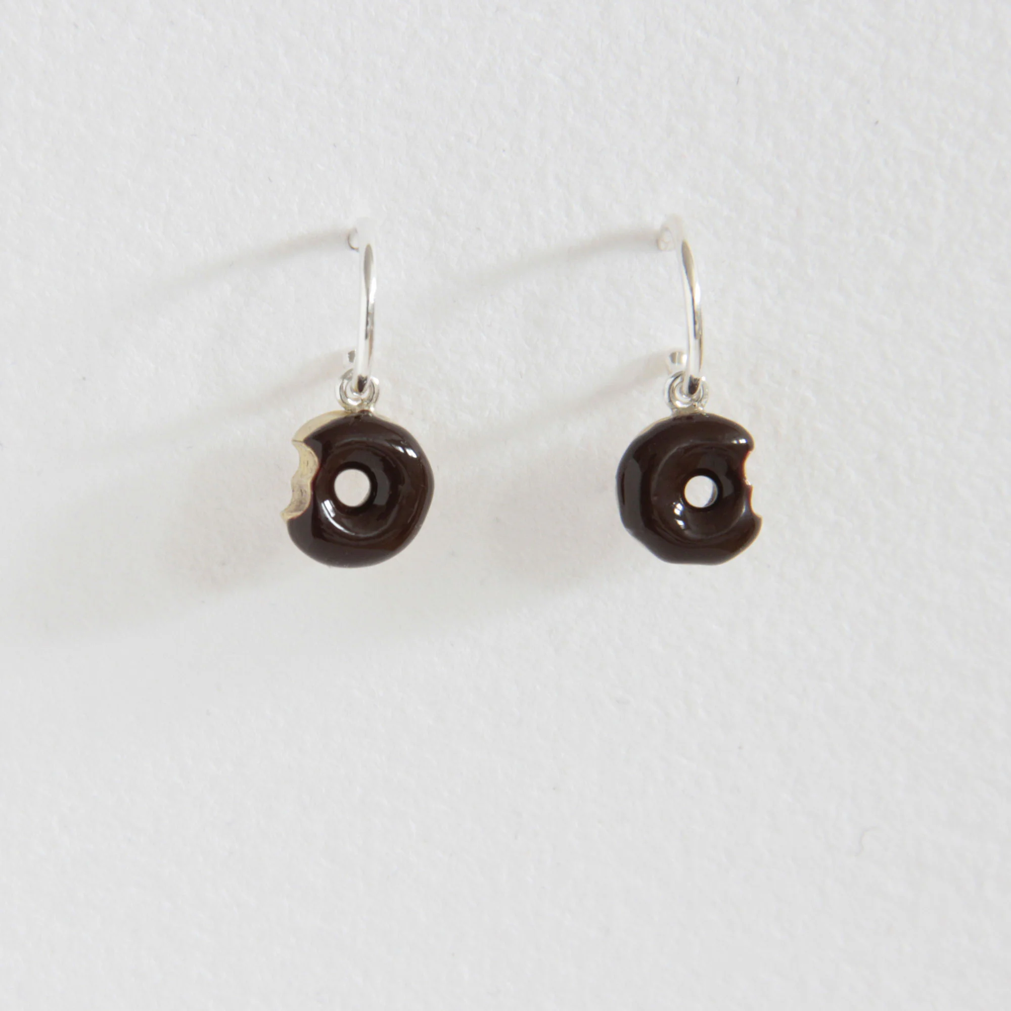 Silver Hoop Earrings – Chocolat Donuts