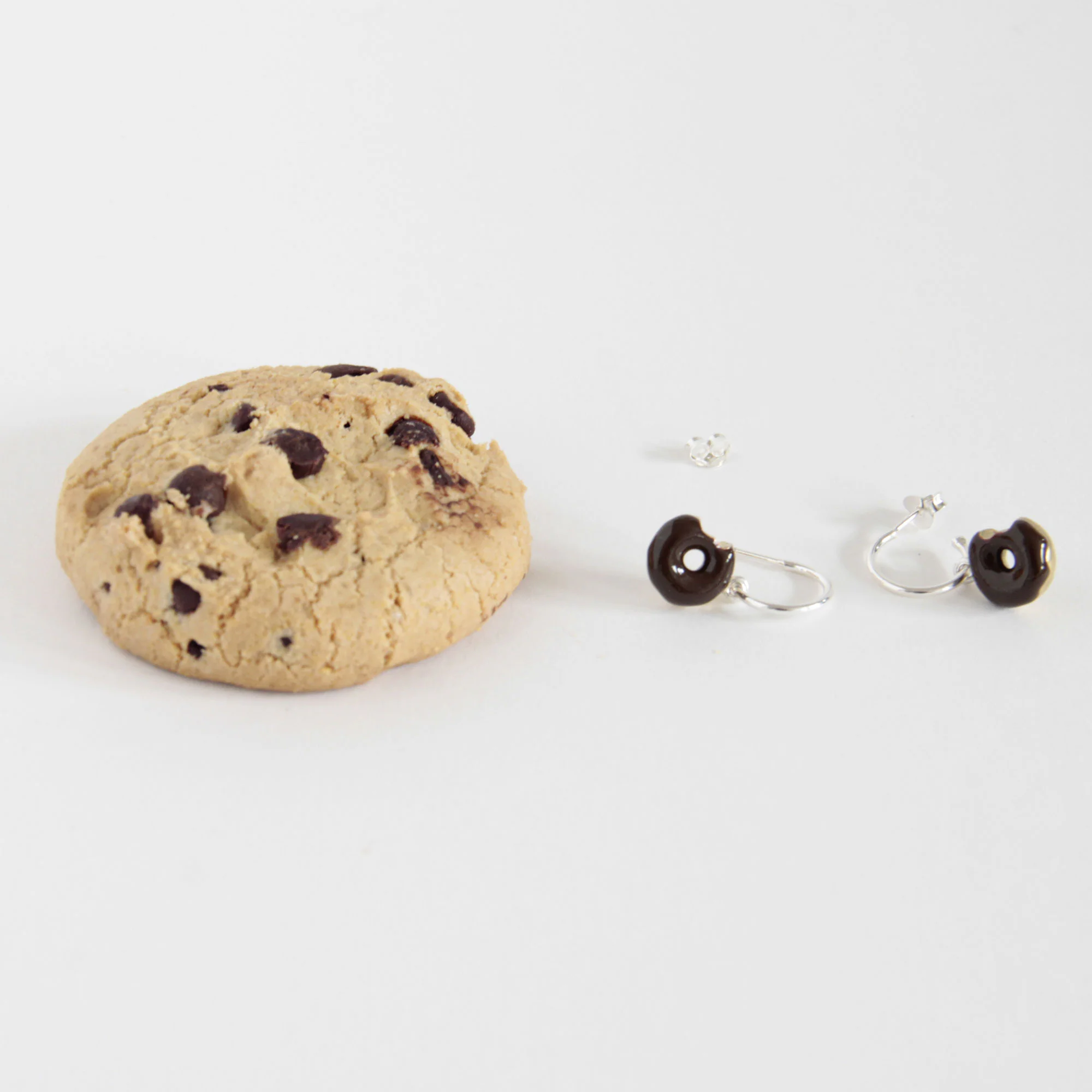 Silver Hoop Earrings – Chocolat Donuts