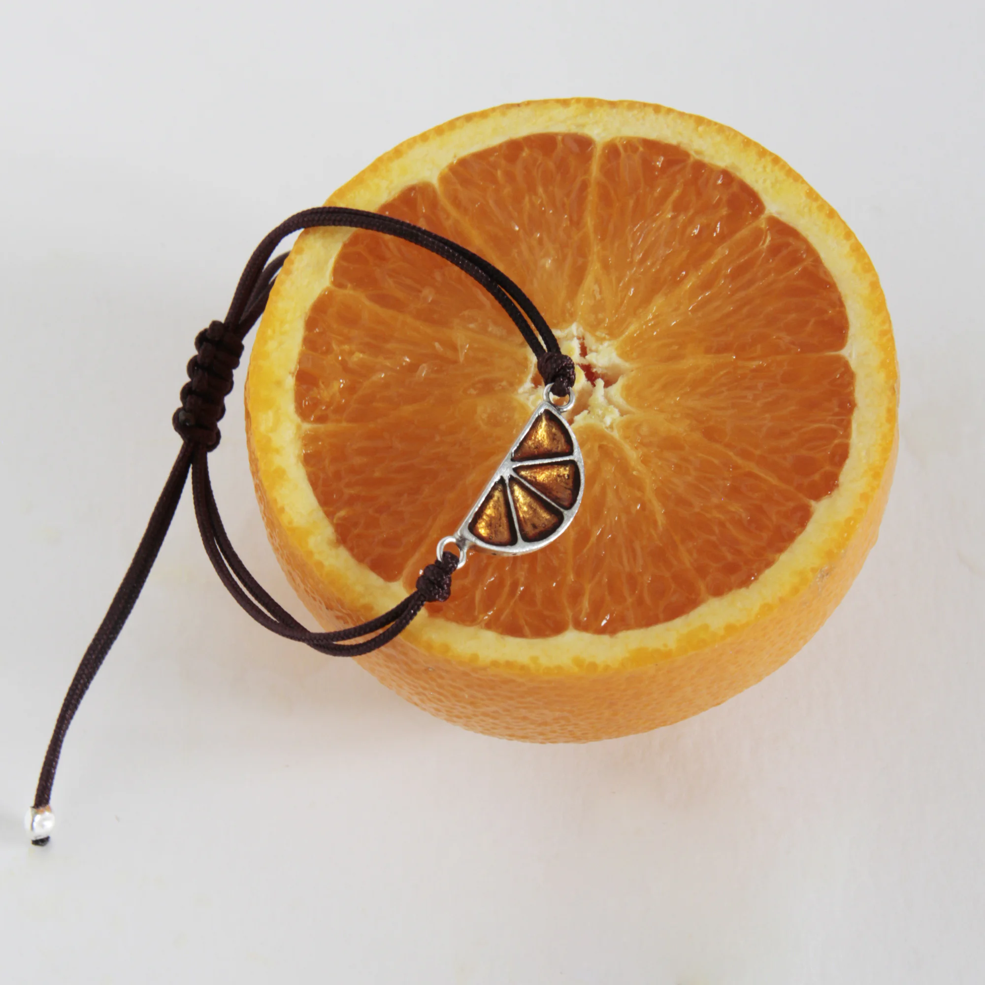 Silver bracelet Orange - Vacía La Nevera Silver bracelet Orange