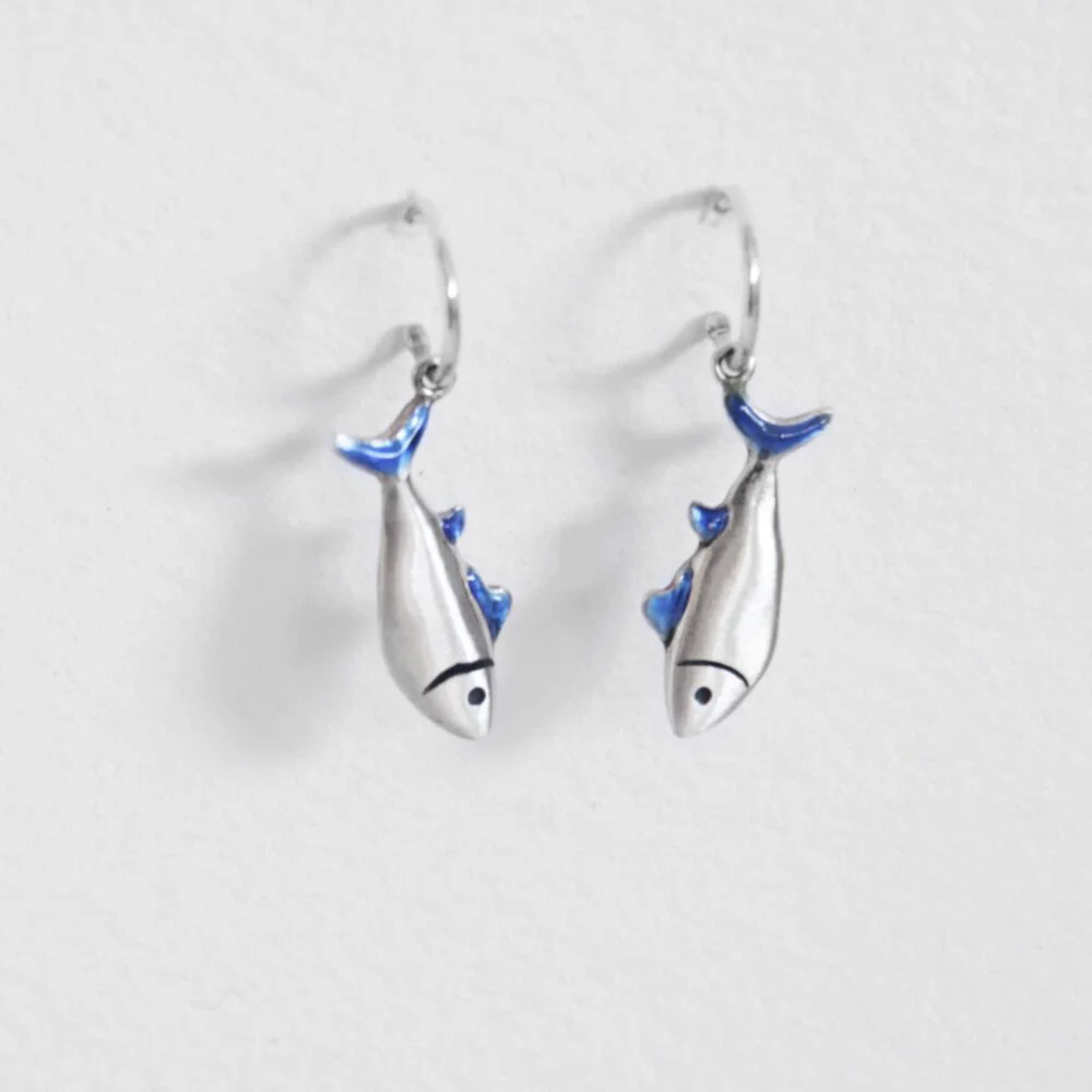 Silver hoops Tunas