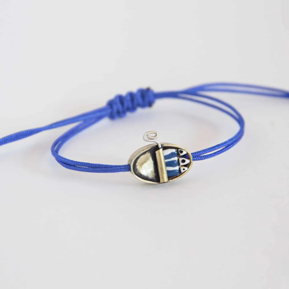 Pulsera de latón Lata de Sardinas