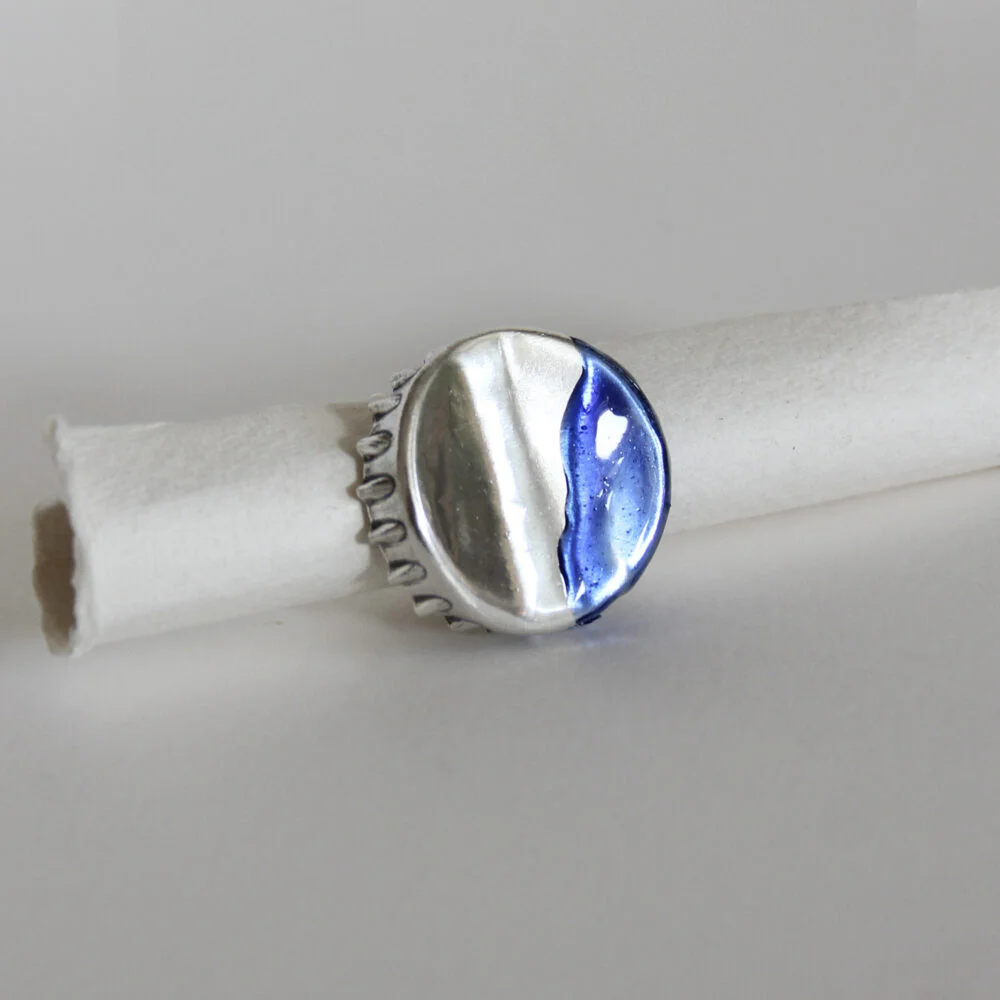 Anillo de plata Chapa de refesco - Vacía La Nevera Anillo de plata Chapa de refesco