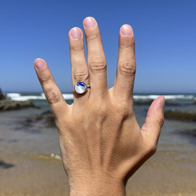 Anillo de plata Chapa de refresco