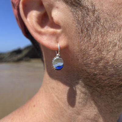 Aros de plata con Chapas de refresco