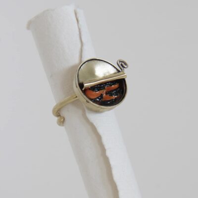 Anillo de latón Lata de Mejillones 