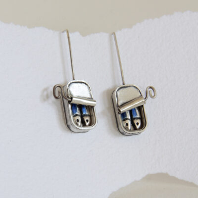 Pendientes de plata Lata Pareja de Sadinas