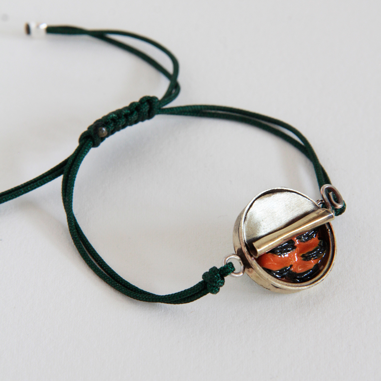 Pulsera de latón, Lata de Mejillones - Vacía La Nevera Pulsera de latón, Lata de Mejillones